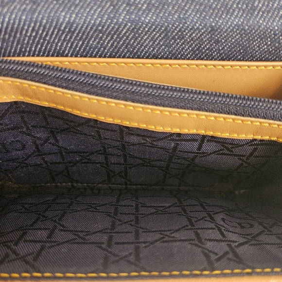 Dior Blue Denim Large Wallet - Picture 10 of 15